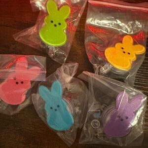 Colorful Bunny Shaped Badge Reels